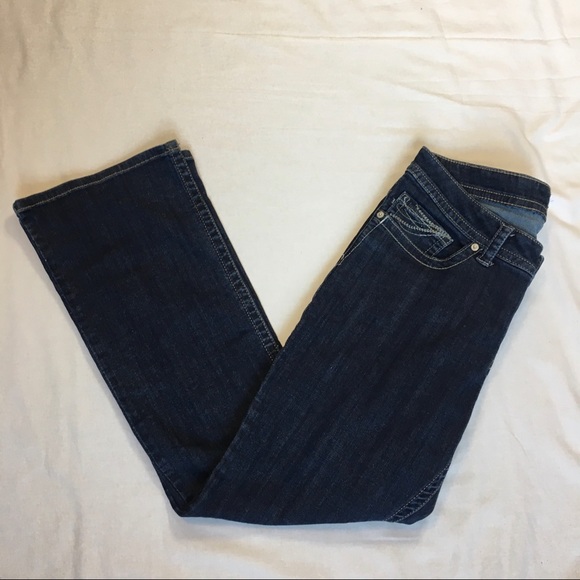 Lee Slender Secret Lower on the Waist Dark Wash Embellished Jeans, 14P - Picture 9 of 9